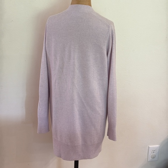 Pure Collection sz 8/10  button front cardigan cashmere light Purple great cond - Picture 3 of 7